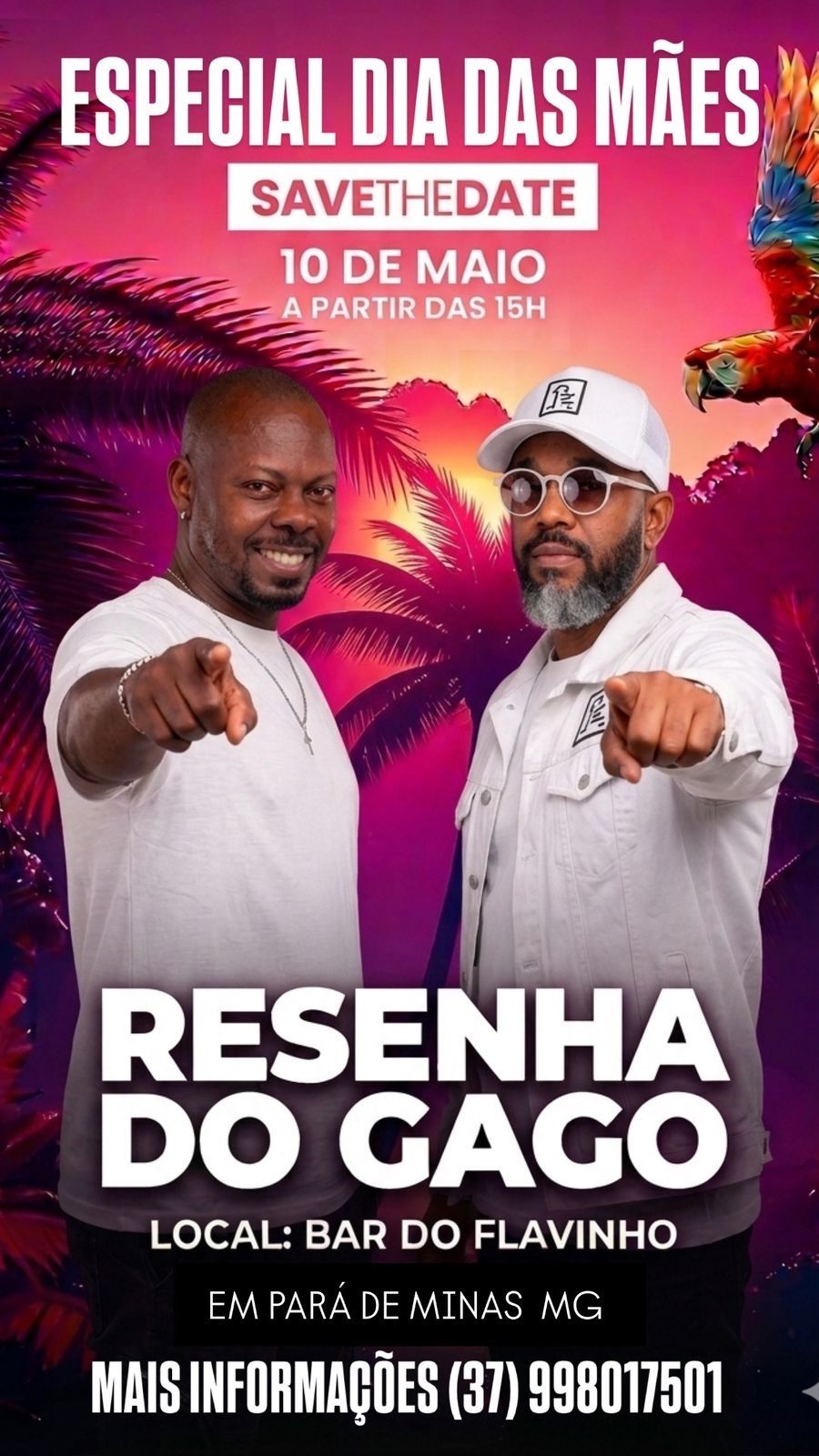 RESENHA DO GAGO ESPECIAL DIA DAS MÃES