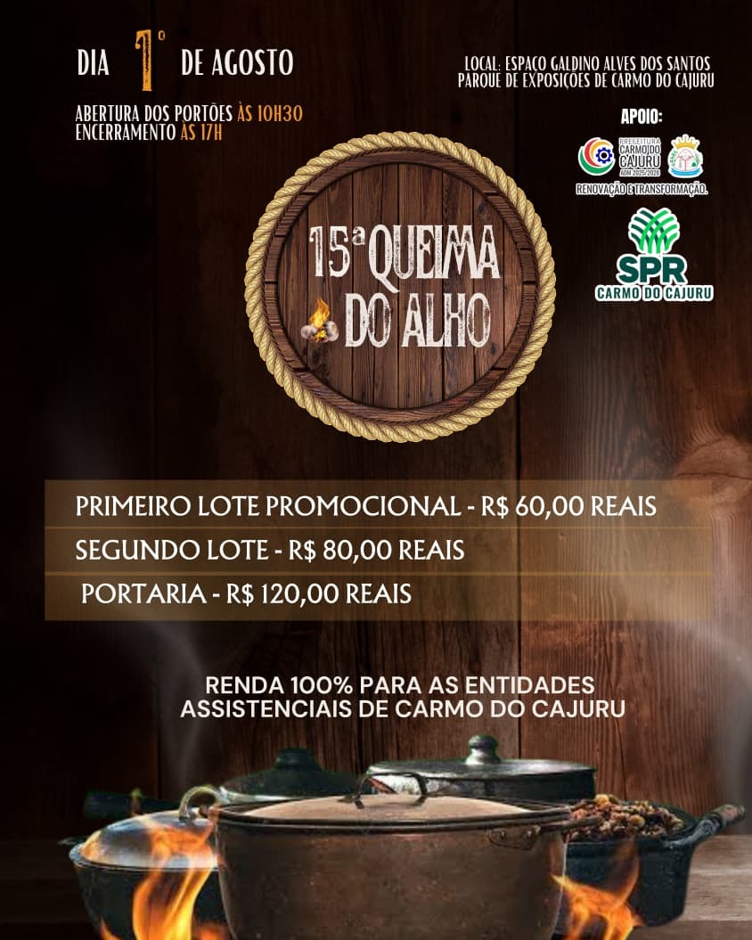 15ª QUEIMA DO ALHO