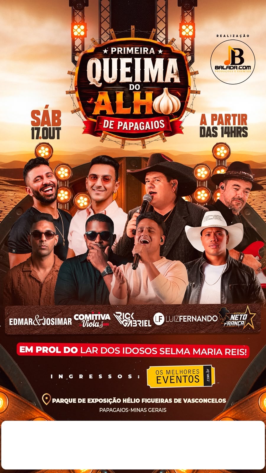 1° QUEIMA DO ALHO DE PAPAGAIOS