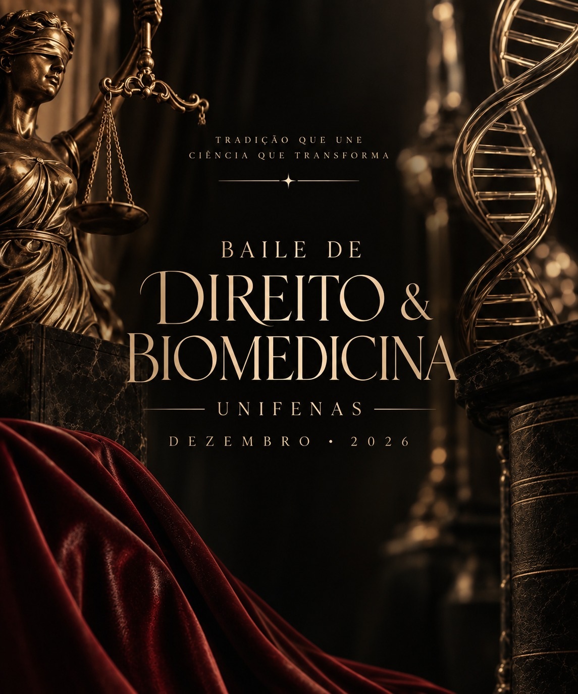 BAILE DE BIOMEDICINA E DIREITO UNIFENAS DEZEMBRO 2026