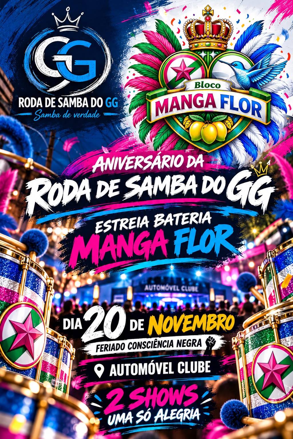 ANIVERSÁRIO DA RODA DE SAMBA DO GG