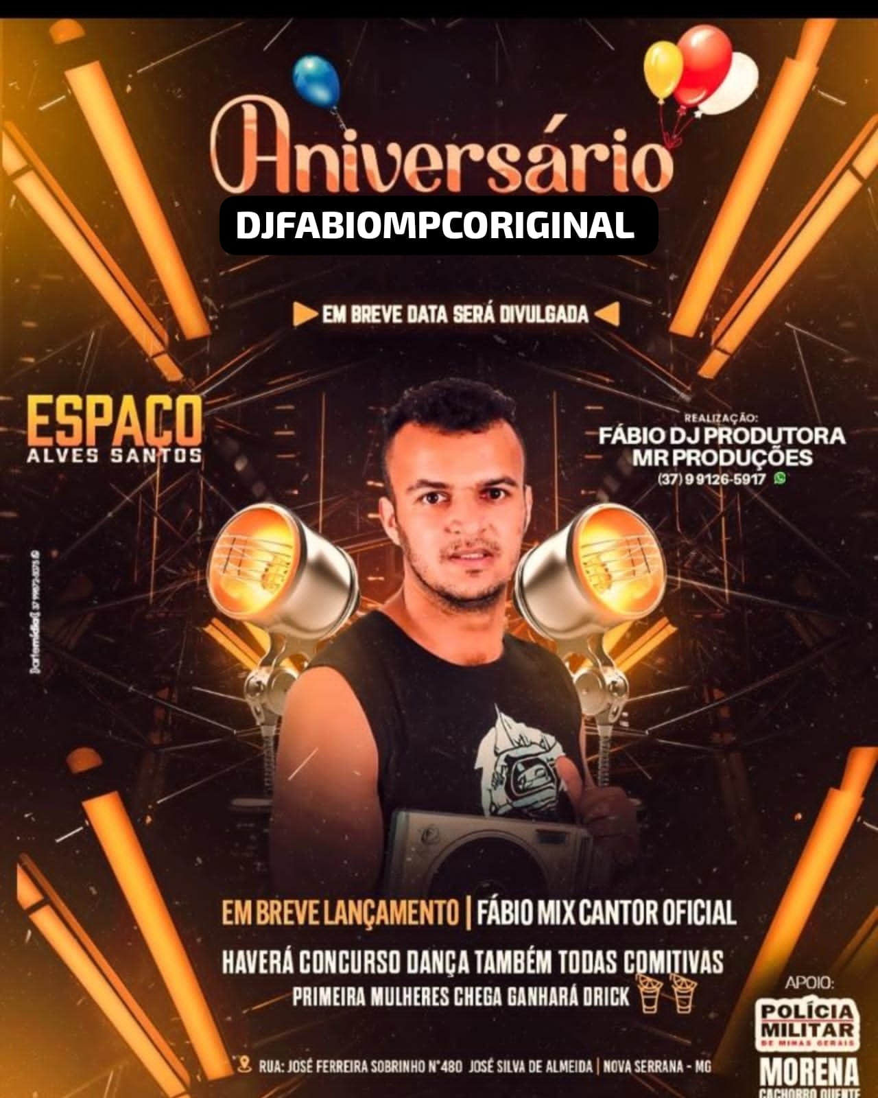 ANIVERSARIO DO  DJ FABIO MIX