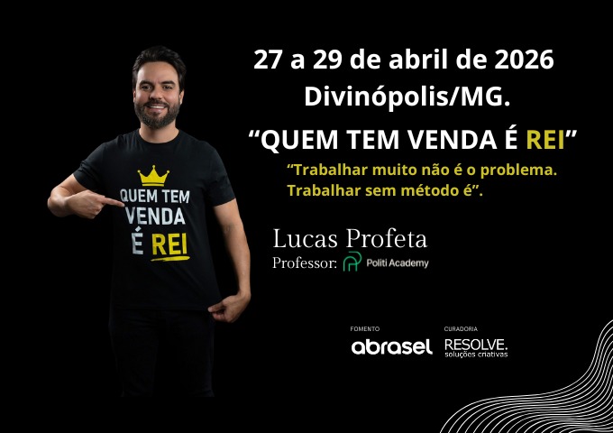 QUEM TEM VENDA É REI