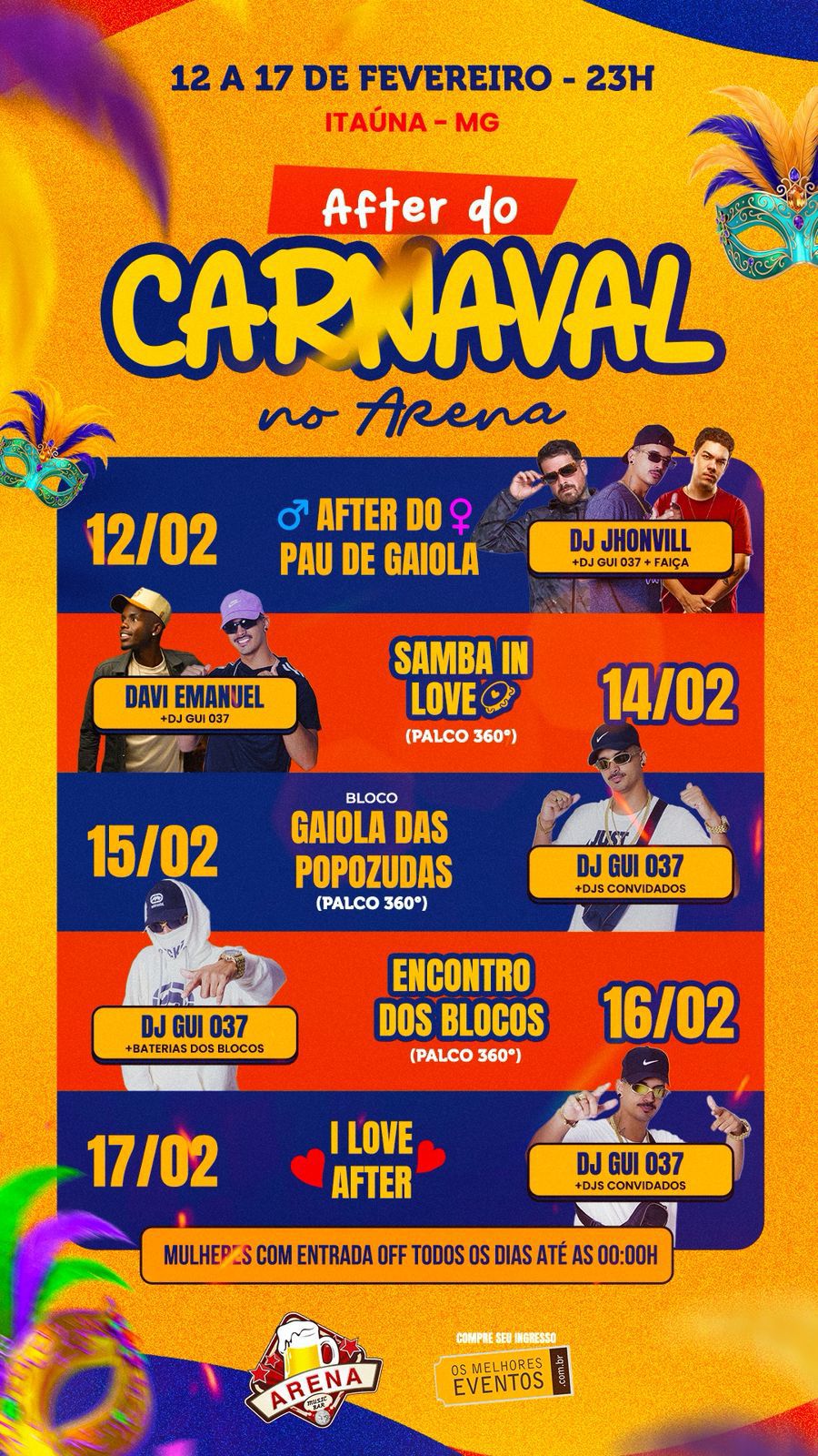 AFTER DO CARNAVAL NO ARENA