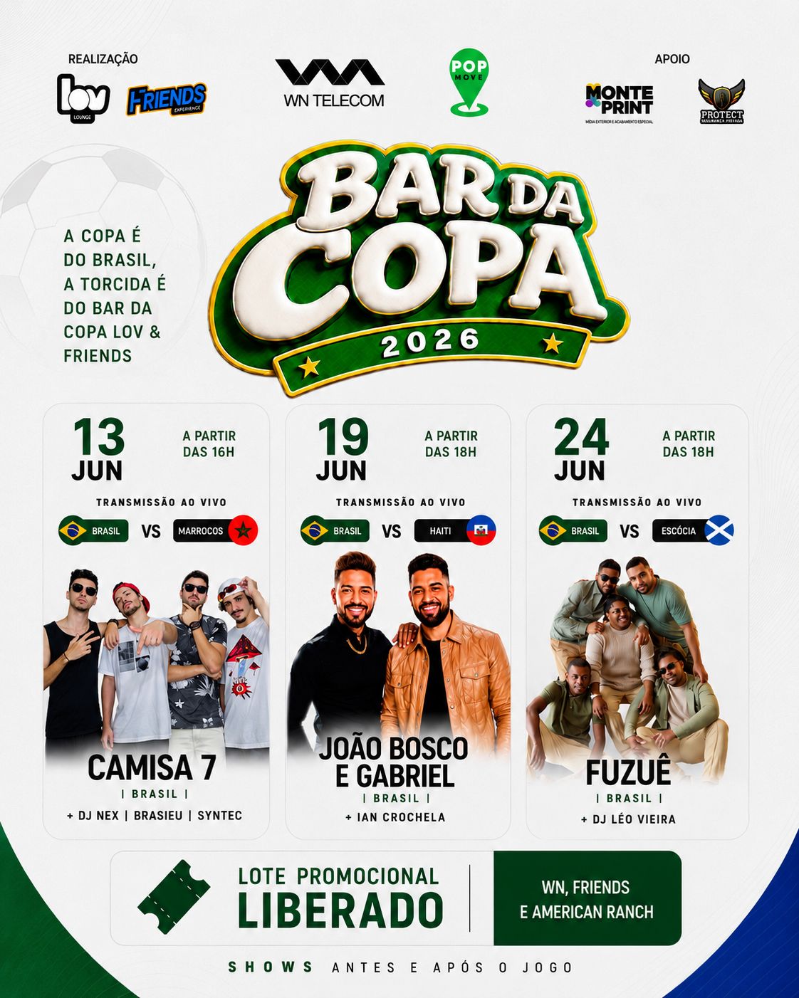 BAR DA COPA 2026