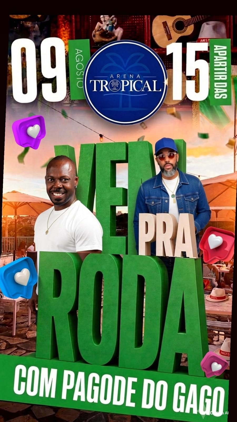 VEM PRA RODA COM PAGODE O GAGO