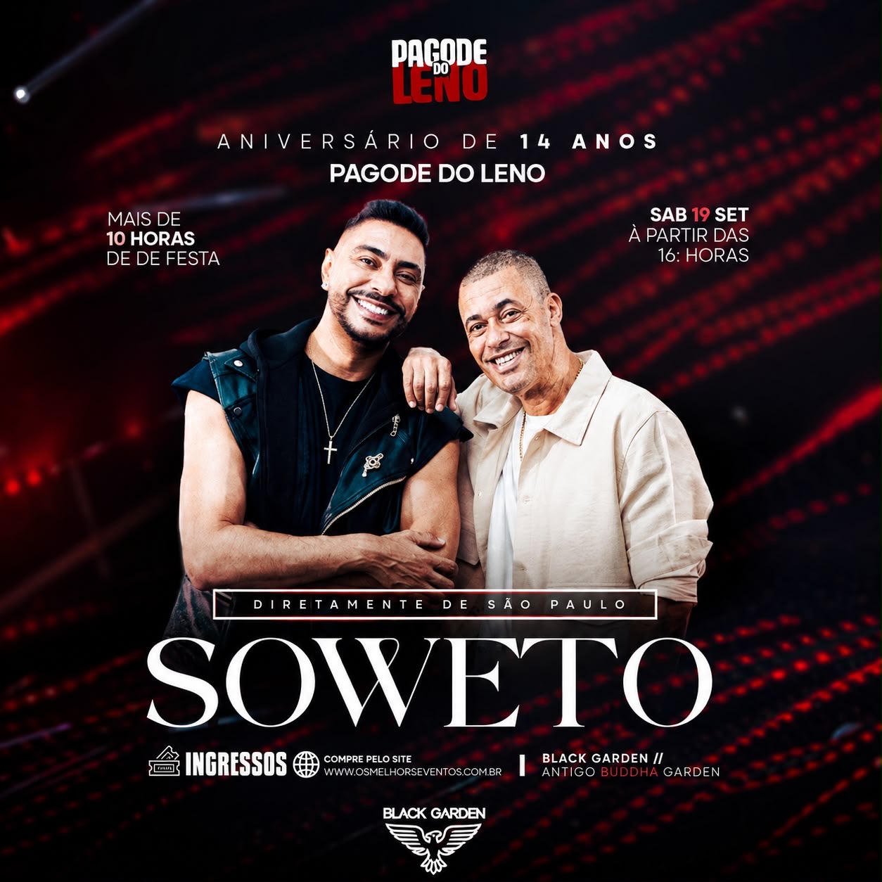 Grupo SOWETO 14 anos Pagode Leno